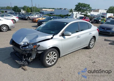 2018 Nissan Sentra Sv z USA, uszkodzony, nr VIN 3N1AB7AP7JL663186